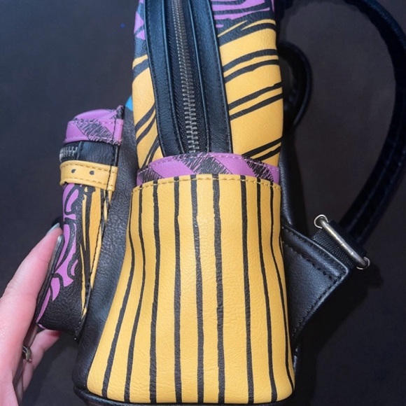 Loungefly Multicolor Nightmare Before Christmas Backpack and Wallet - Picture 4 of 12